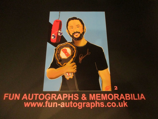 Kevin 'Green Machine' Greenwood Limited Edition Signed A3 Comic Style Drawing Print (2)