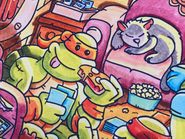 Turtle Game Night Playmat