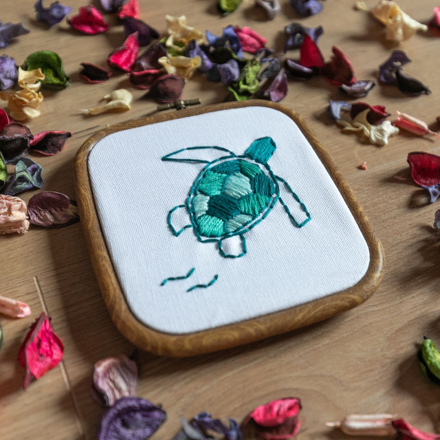 Broderie - La tortue -