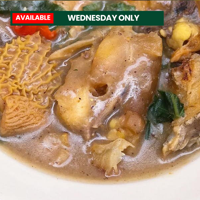 21. Nsala soup - Available: Wednesday only