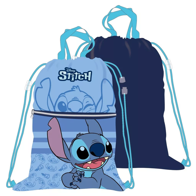 🎒 Sac de sport Disney Lilo & Stitch Alien Deluxe – Sac de gym 45 cm avec fermeture zippée