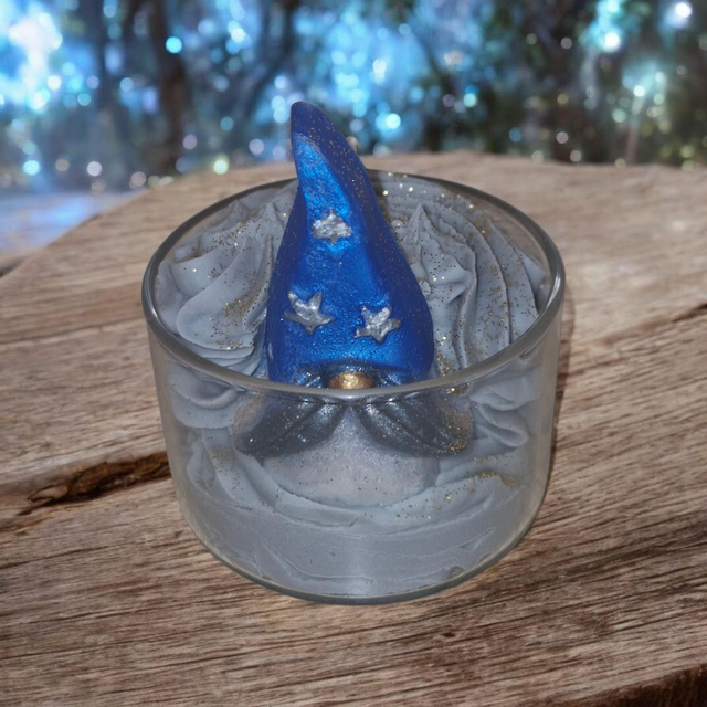Pomme d’amour gnome bleu