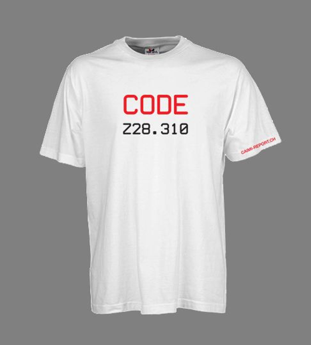 T-Shirt, «Code Z28.310», weiss, unisex