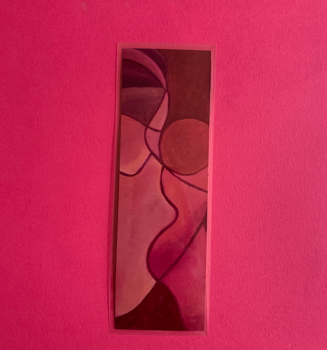 Marque page imprimé et plastifié - tirage d&#039;oeuvre &quot;Fusion&quot;