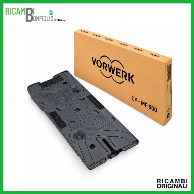 Piastra porta panno lavapavimenti folletto SP600 Originale Vorwerk - Cod. 58089