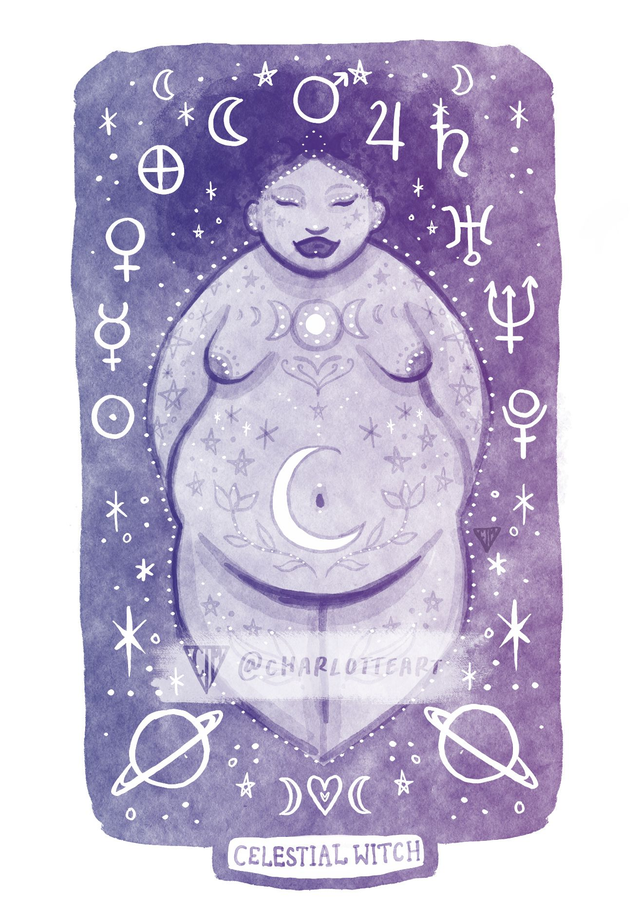 'Witches' - A4 Art Print Series