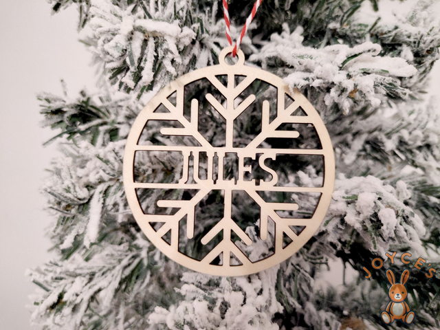 Boule de noël personnalisée - 9cm - Modèle Jules