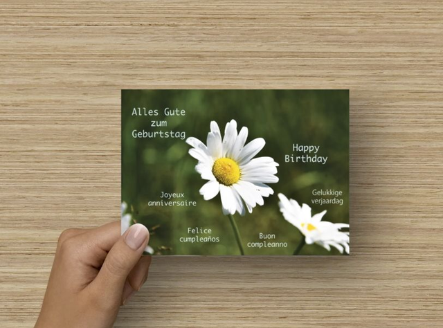 Postkarte Geburtstag