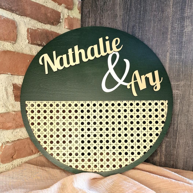 Deco en rotin personnalisé