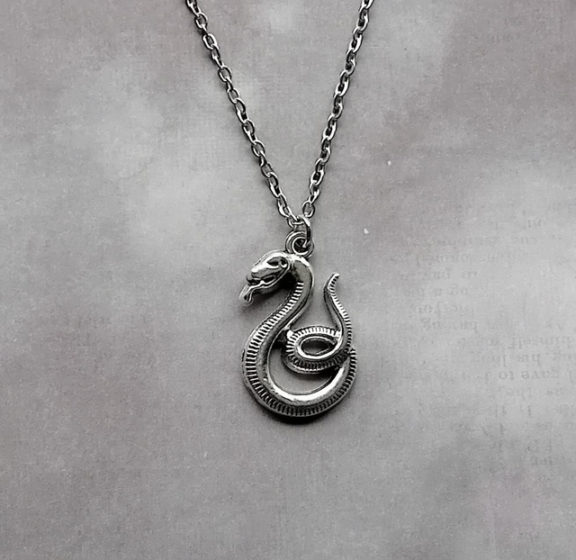 Curly Snake Necklace 