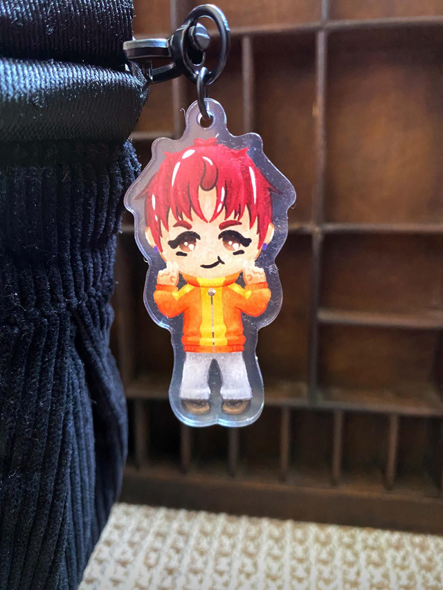 Silly Guy Acrylic Keychain