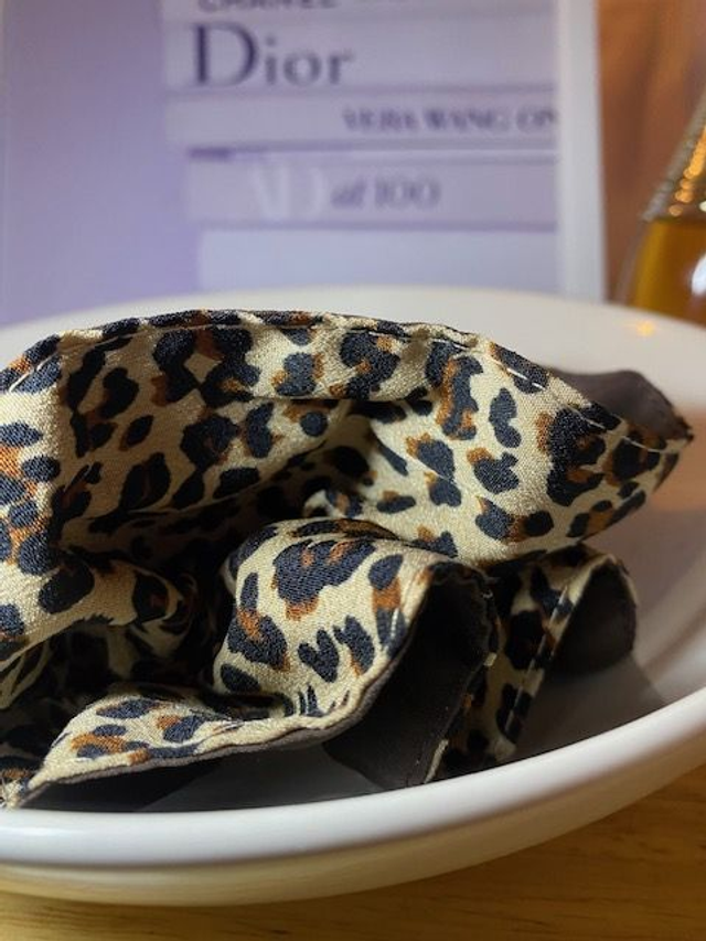 Chouchou à imprimé Léopard