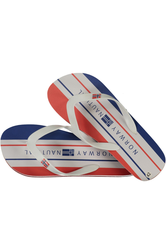 NORWAY 1963 CALZATURA CIABATTA UOMO BIANCO