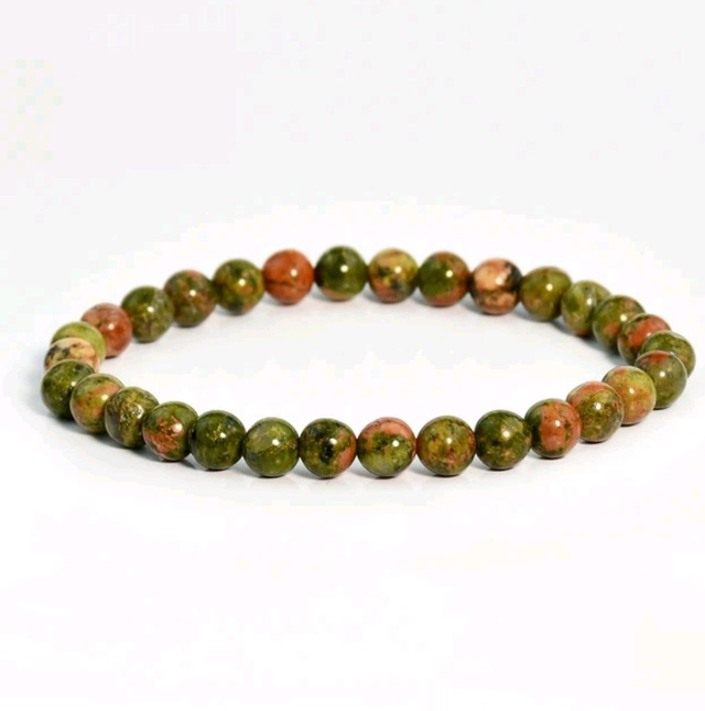 Bracelet élastique Unakite