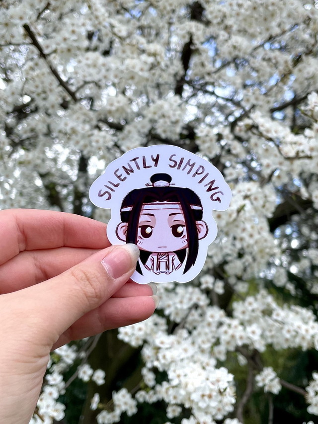 Lan Wangji Funny Text MDZS Sticker 