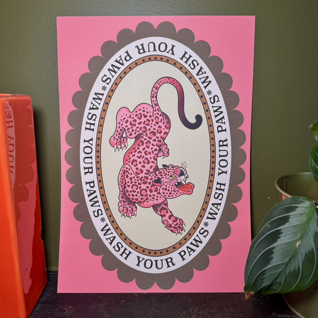 Wash Your Paws Print