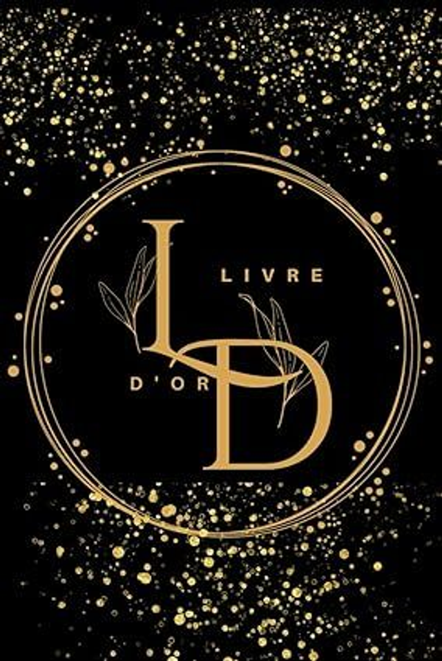 Livre d’Or Mariage – Carnet de Souvenirs Élégant | Design Moderne avec Couverture Dorée | Idéal pour Mariages, Baptêmes, et Événements Spéciaux