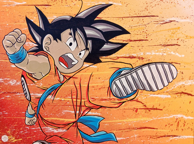 Toile Kid Goku