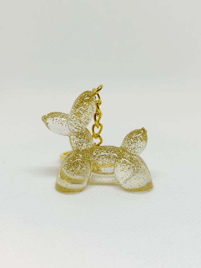 Porte-clé chien ballon