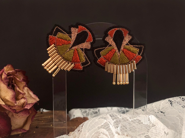 CHANDI - Brique/Khaki