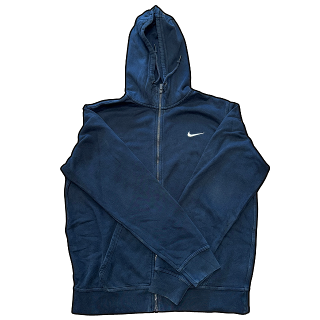 Nike Club Zip-Up Hoodie Navy - XXL
