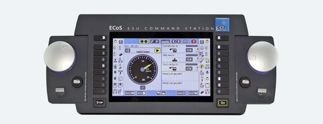50220	ECoS 2.5 Zentrale, 6A, 7" TFT Display, Capacitive Touch, MM/DCC/SX/M4, Netzteil 90-240V Euro, Ausgang 15V-21V 150W, DE Handbuch