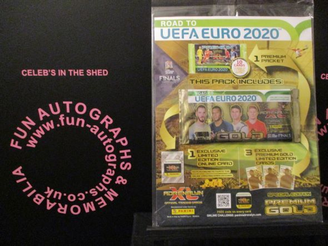 Road To UEFA Euro 2020 Original Trading Cards On Display Contains 1 Premium Packet
