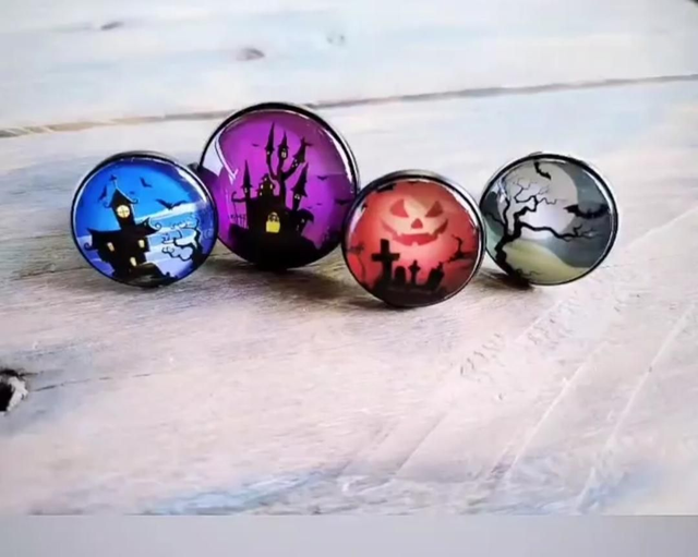 Bague &#039;Halloween Black&#039;