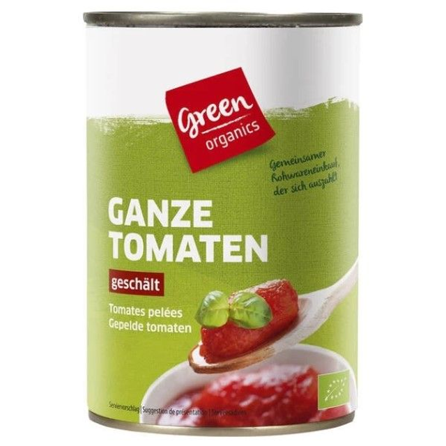 Green Ganze Tomaten geschält, 400ml Dose