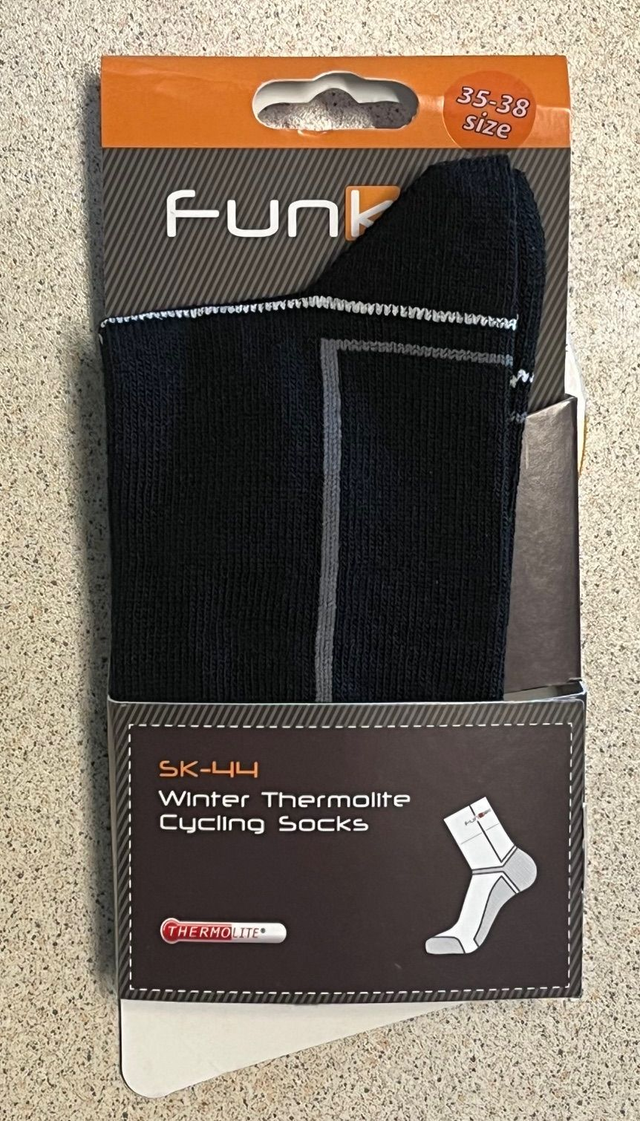 Winter Thermolite cycling socks by Funkier