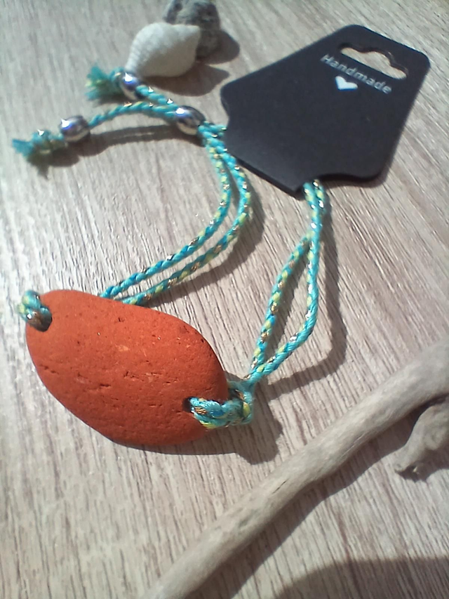 'Bold & Beautiful' - Sea Brick Resizable Bracelet