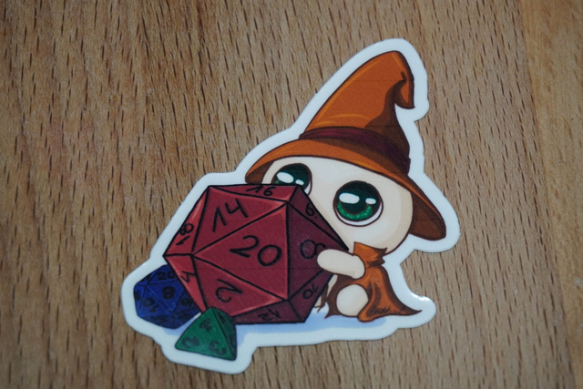 Sticker "Würfelmagier"