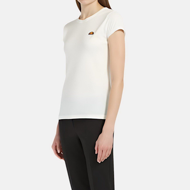 52903120 - ELLESSE T-shirt donna in cotone soft con logo sul petto