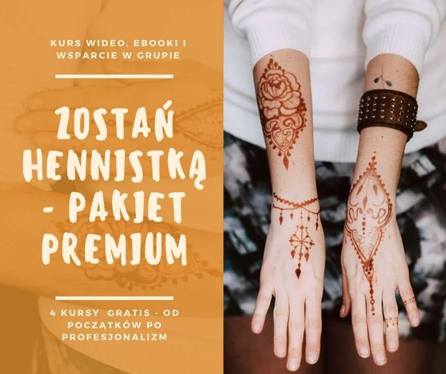 Zostań hennistką - pakiet premium 