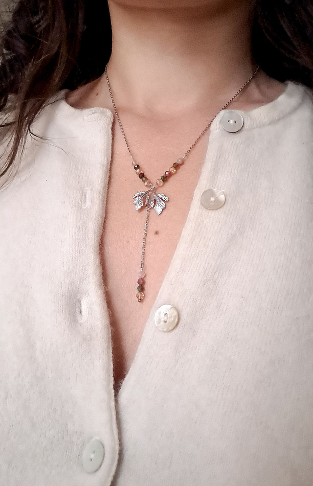 Collier Feuille d'automne