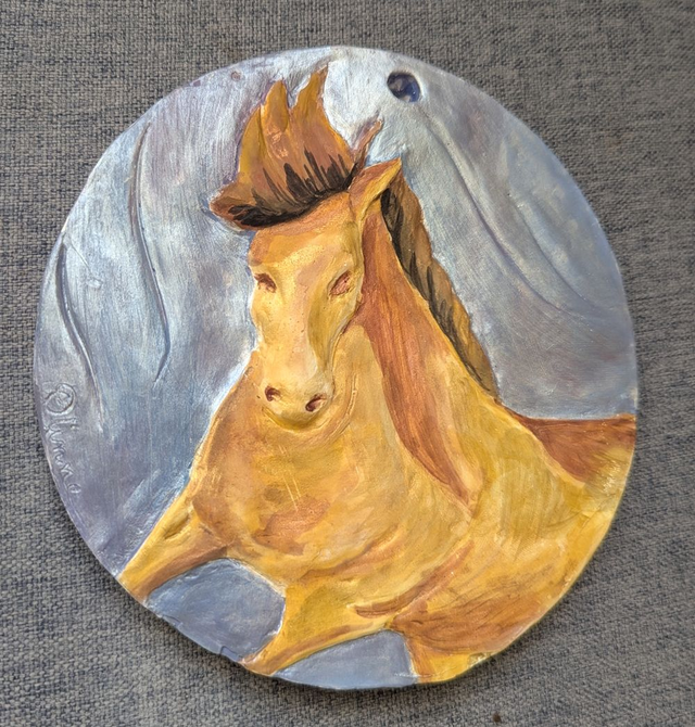 Déco cheval à accrocher - Bella