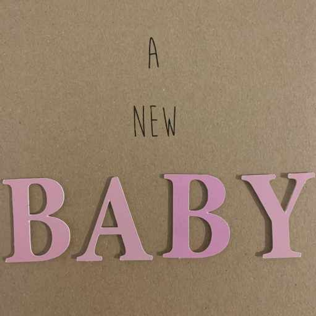 A New Baby - Pink