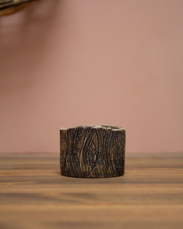 Mini Tree Stump Pot