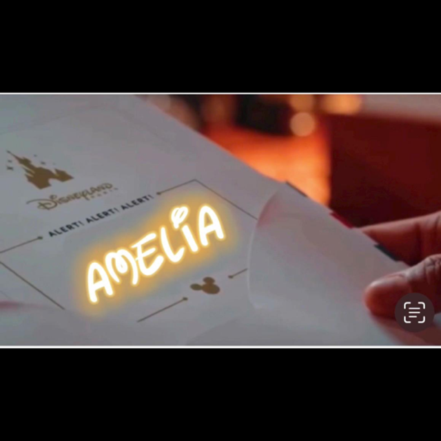 Disneyland Paris special delivery letter personalised reveal video