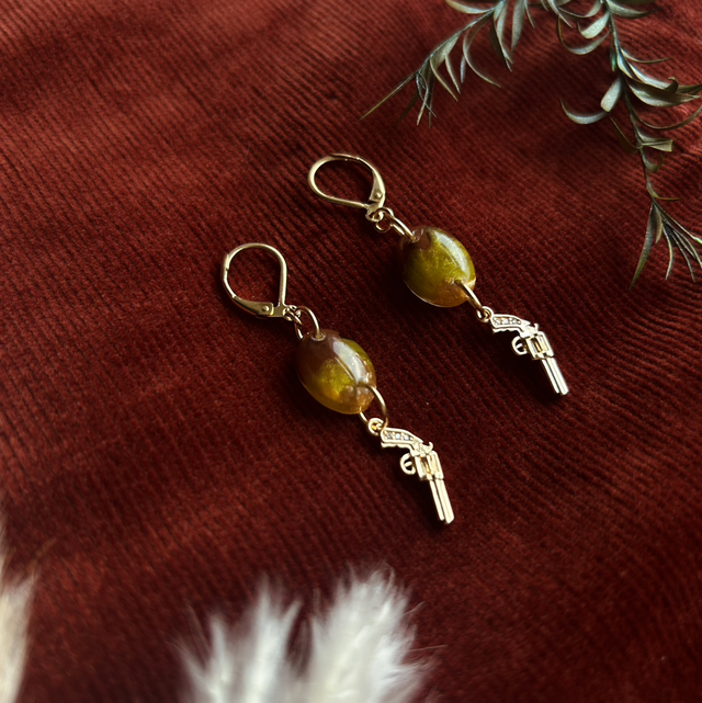 Dainty Pistol Earrings