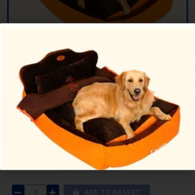 X Large dog bed 110x85x45cm
