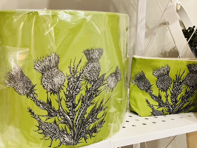 Moorland Thistle Lampshade