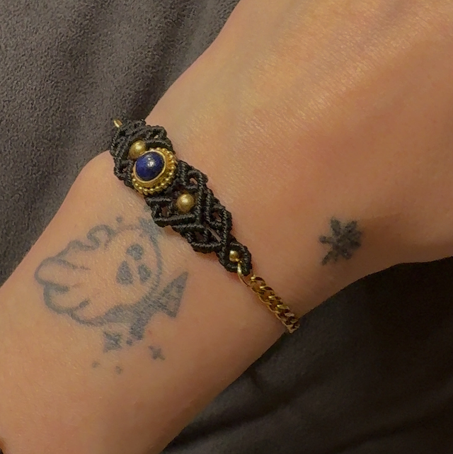 Bracelet MÉDICIS lapis lazuli 