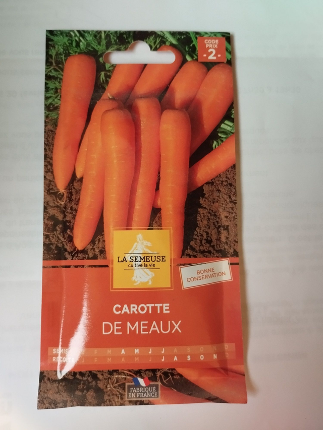 Carotte Longue Lisse de Meaux