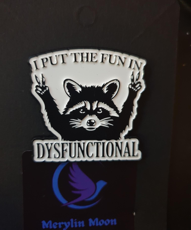 Dysfunctional Pin Badge 