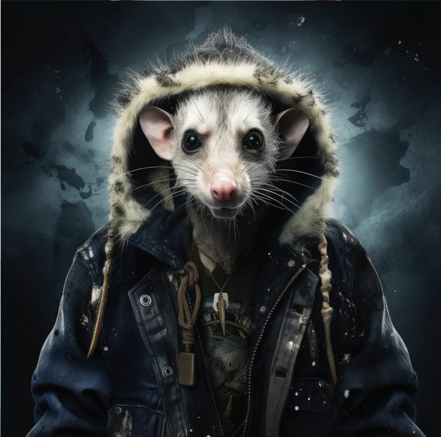 French Terry Panel 50x50 Ratte 