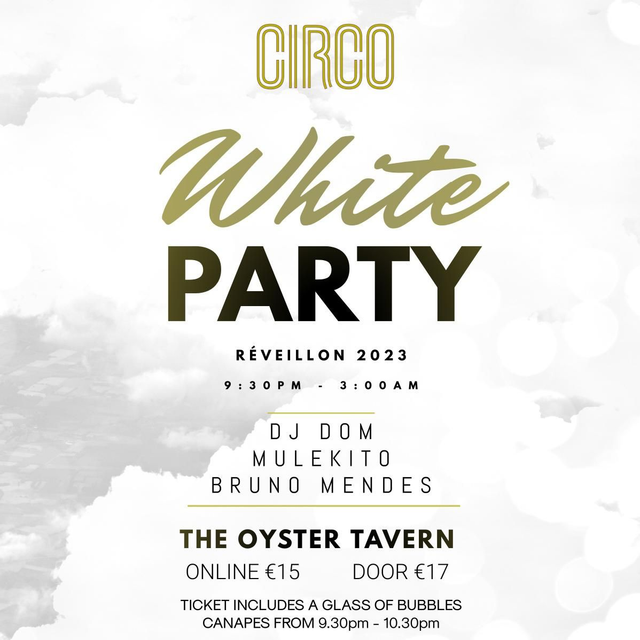 NYE White Party por CIRCO 31/12/22