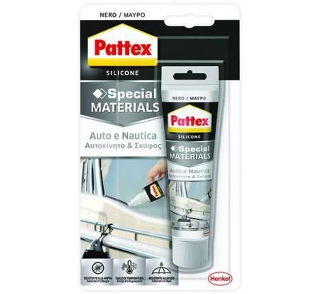 PATTEX SILICONE SISTA SILICON 5 NERO AUTONAUTICA 50ML