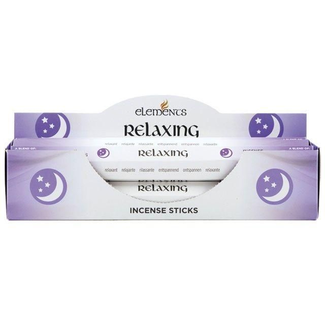 Elements Relaxing Incense Sticks Box Of 20
