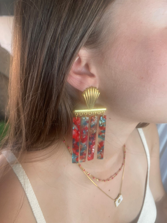 Boucle d'oreille Hélios